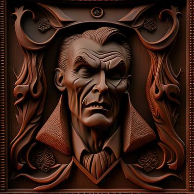 3D model Dracula Bram Stoker 1897 (STL)